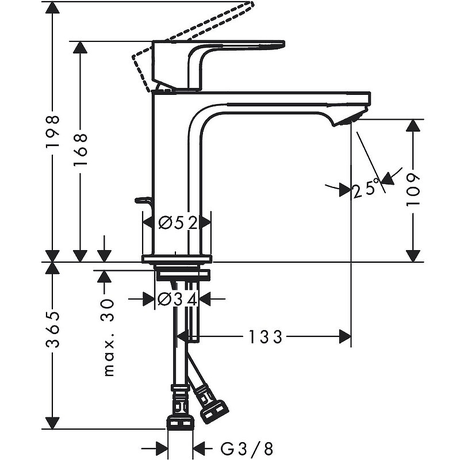 Смеситель Hansgrohe   Rebris S 72517670