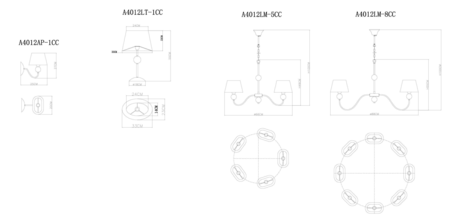 Светильник Arte Lamp  A4012LT-1CC TURANDOT