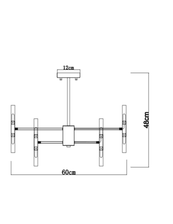 Люстра Arte Lamp  A7410PL-24CC 