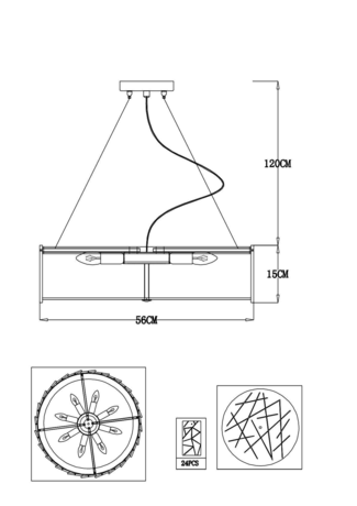 Люстра Arte Lamp  A1222SP-8CC GALATEA