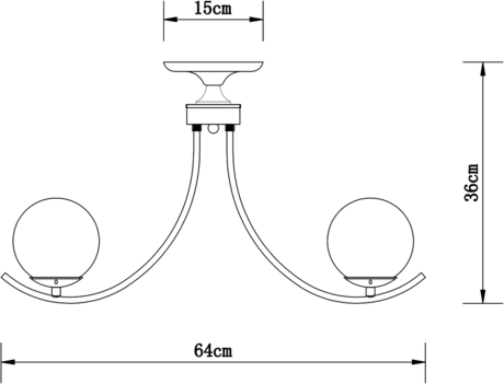 Люстра Arte Lamp  A2715PL-5AB SCARLETT