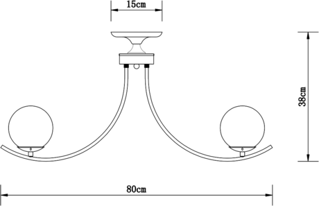 Люстра Arte Lamp  A2715PL-8AB SCARLETT