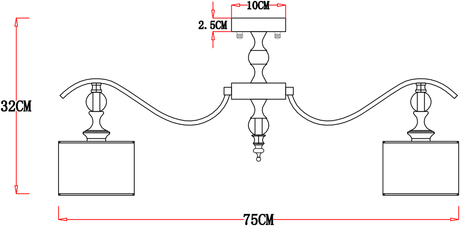 Люстра Arte Lamp  A4038PL-8CC IBIZA