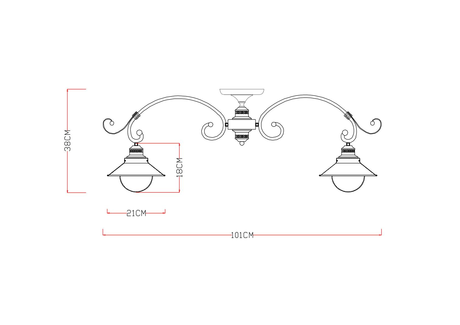 Люстра Arte Lamp  A4577PL-8CK GRAZIOSO