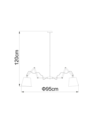 Люстра Arte Lamp  A5700LM-8WH PINOCCHIO