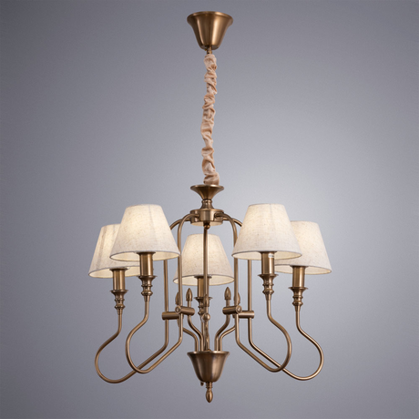 Люстра Arte Lamp  A6086LM-5PB AGIO