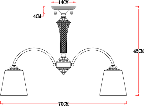 Люстра Arte Lamp  A7301PL-5PB GRACIE