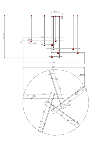 Люстра Arte Lamp  ERRAI A2195SP-5BK