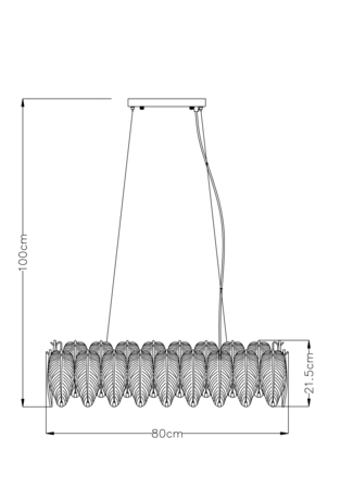 Люстра Arte Lamp  EVIE A4152SP-8SG