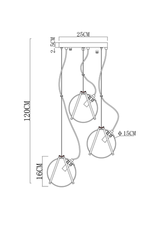 Светильник Arte Lamp  HAZEL 5015/02 SP-3