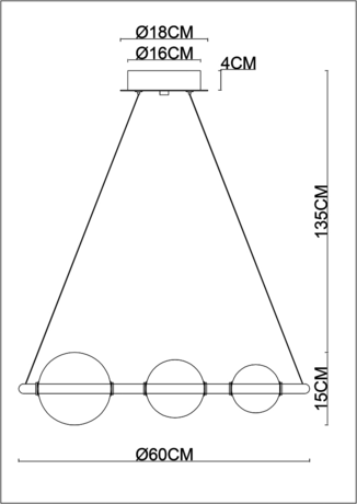 Люстра Arte Lamp  CROCUS A2780LM-30PB