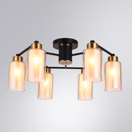 Люстра Arte Lamp  LEO A7027PL-6BK