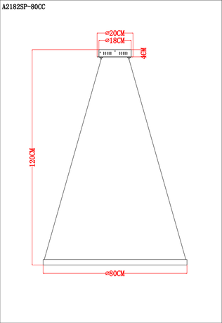 Люстра Arte Lamp  ORIONE A2182SP-80CC