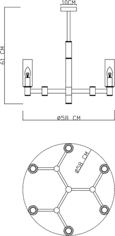 Люстра Divinare  BAROLO 2654/17 LM-6