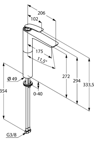 Смеситель KLUDI   BALANCE 522980575