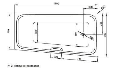 Ванна  Bette  Space M 1141-000