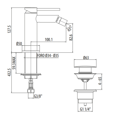 Смеситель Gattoni    CIRCLE ONE 9050/90NO