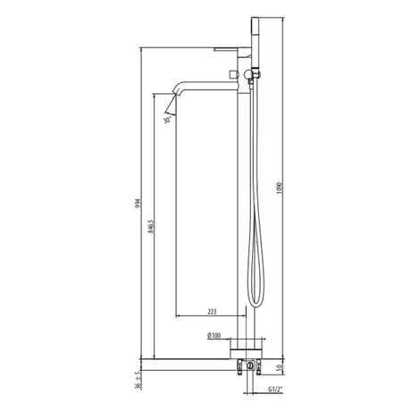 Смеситель Gattoni    CIRCLE TWO  9108/91BO