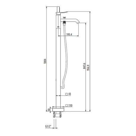 Смеситель Gattoni    ELY 8808/88C0 хром