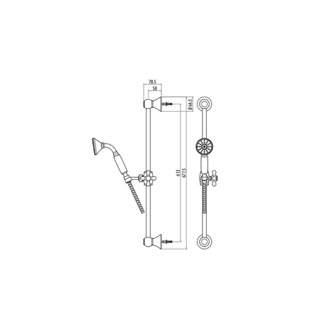 Душевая система Gattoni   PD SLRT11cr 1039/PDV0