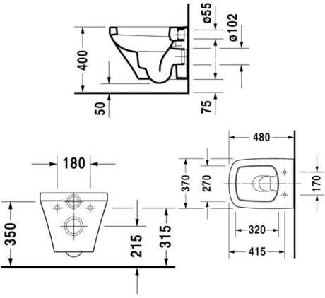 Унитаз Duravit   DuraStyle 2539090000