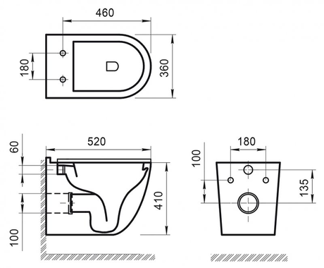 Унитаз BelBagno  SENSO-R BB017CHR/BB865SC