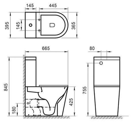 Унитаз BelBagno  SFERA-R BB2141CPR/ BB2111SC