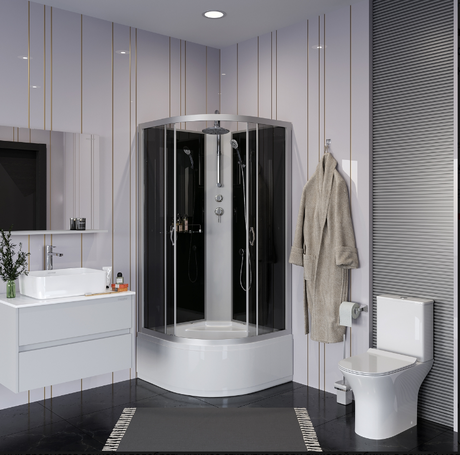 Душевая кабина Niagara  NG-2507-14BKT (800х800х2100) 