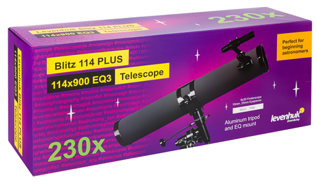 Телескоп Levenhuk  Blitz 114 PLUS