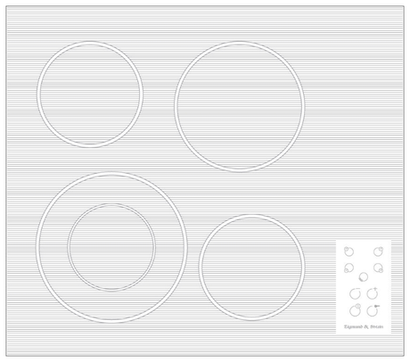 Варочная панель Zigmund & Shtain  CNS 249.60 WX