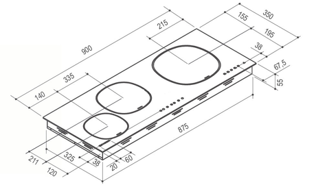 Варочная панель Faber  FCH 93