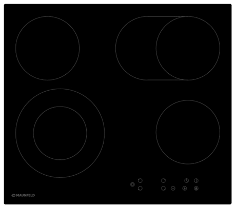 Варочная панель Maunfeld  EVCE.594.SM.D-BK
