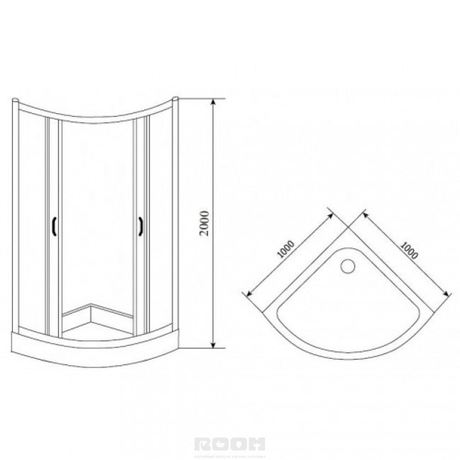 Душевая кабина Timo TL-1101 Romb