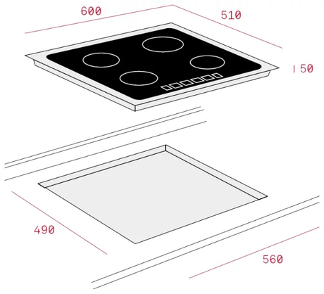 Варочная панель Teka  IR 6140