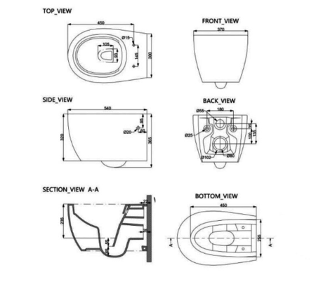 Унитаз Creo Ceramique Decart WD1100+WD1101