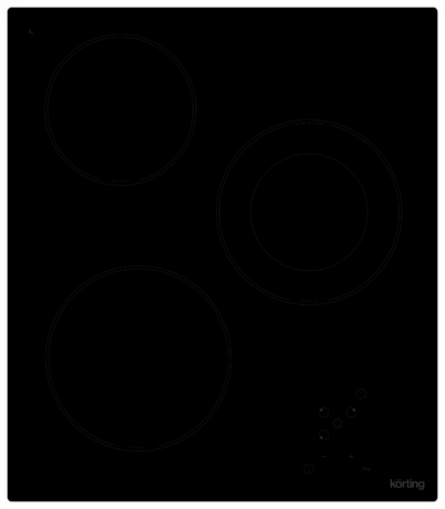 Варочная панель Korting  HK 42031 B