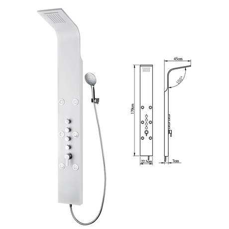 Душевая система Alvaro Banos VALENCIA V2 Blanco