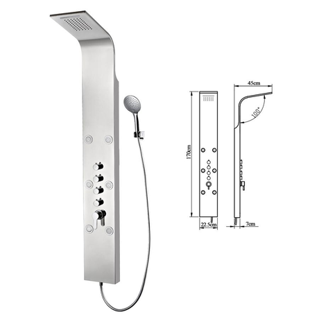 Душевая система Alvaro Banos VALENCIA V2 Cromo