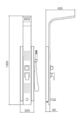 Душевая система SSWW FT93146MP