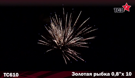 Батарея салютов Русская пиротехника ЗАВЕТНОЕ ЖЕЛАНИЕ РС6910