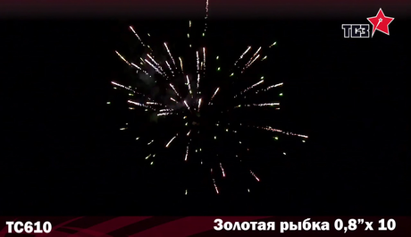 Батарея салютов Русская пиротехника ЗАВЕТНОЕ ЖЕЛАНИЕ РС6910