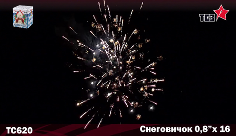 Батарея салютов Русская пиротехника СНЕГОBOY РС6913