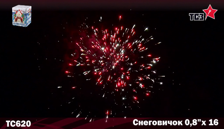 Батарея салютов Русская пиротехника СНЕГОBOY РС6913