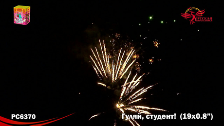 Батарея салютов Русская пиротехника ГУЛЯЙ, СТУДЕНТ РС6370