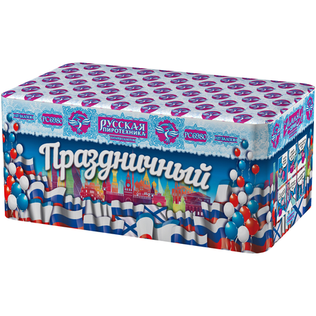 Батарея салютов Русская пиротехника ПРАЗДНИЧНЫЙ РС6980