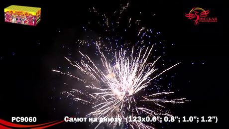 Батарея салютов Русская пиротехника САЛЮТ НА ДНЮХУ РС9060