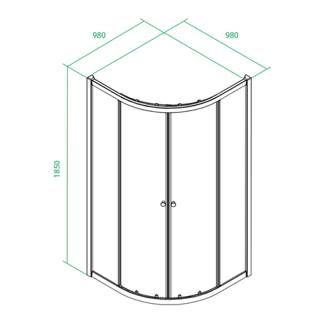 Душевая кабина IDDIS Mirro M50R101i23 