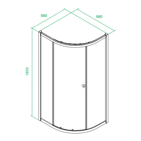 Душевая кабина IDDIS Mirro M30T099i23 