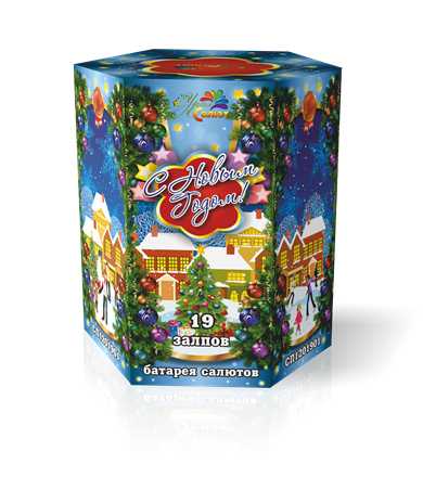 Батарея салютов Уралсалют С НОВЫМ ГОДОМ