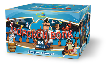 Батарея салютов Уралсалют МОРСКОЙ ВОЛК